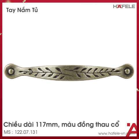 Tay Nắm Cổ Điển 117mm Hafele - 122.07.131