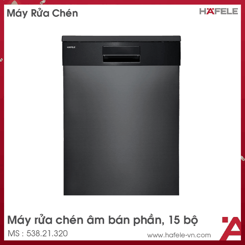 538.21.320 - Máy Rửa Chén Âm Bán Phần HDW-SI60AB Hafele