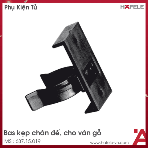 Kẹp Chân Đế Cho Ván Gỗ Hafele - 637.15.019