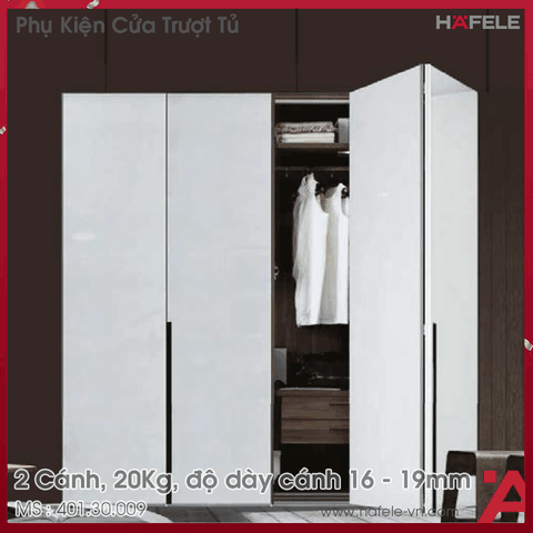 Phụ Kiện Cửa Trượt Tủ Slido Fold 20VF Hafele - 401.30.009