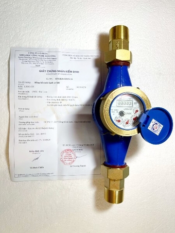Đồng hồ nước lạnh cơ khí Unik (Đài Loan) DN50 (60mm) - Có Kiểm Định