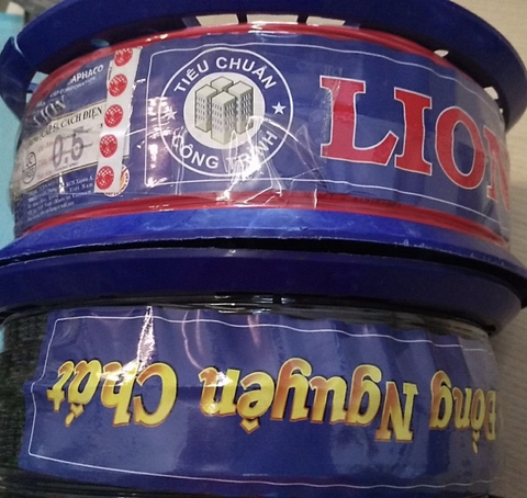 Dây đơn mềm Lion 0.5 (200 mét/ cuộn)