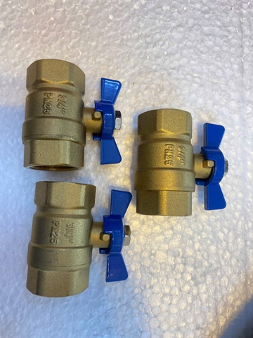 Van bi bướm đồng 27mm (DN20)