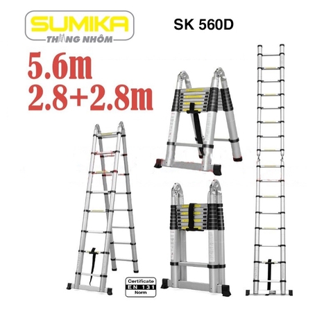 THANG RÚT NHÔM CHỮ A 2M8 SUMIKA SK 560D