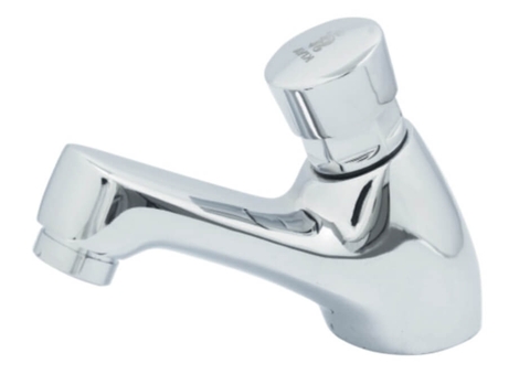 Vòi Lavabo lạnh Lớn Nhấn Hơi Đồng Thau mạ Chrôm Kiva - KV-8215 (mua 10 tặng 1)