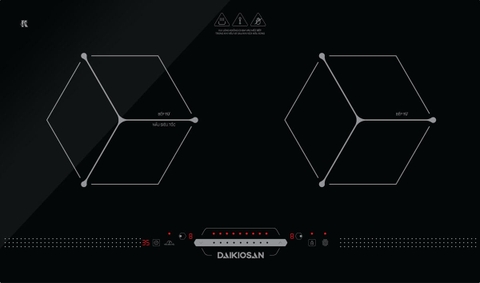 Bếp từ đôi Daikiosan DKT-200002