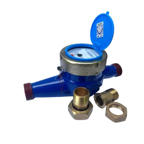 Đồng hồ nước cơ nước sạch thân gang nối ren Sanpo - Bảo Tín, đã có kiểm định/hiệu chuẩn