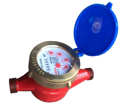 DN15 - Đồng hồ nước nóng Komax DN15 nối ren