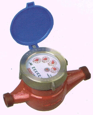 DN20 - Đồng hồ nước nóng Komax DN20 nối ren