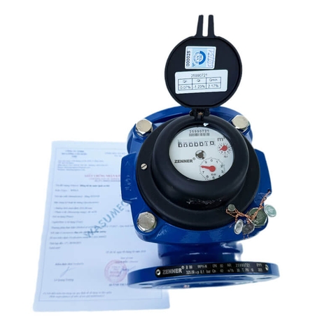 Đồng hồ nước Zenner DN80 -  Có Kiểm Định / Hiệu Chuẩn