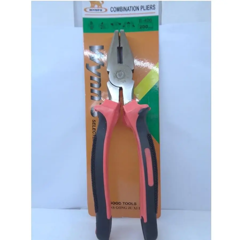 KD8T - Kìm điện đỏ đen vỉ 8 Inch