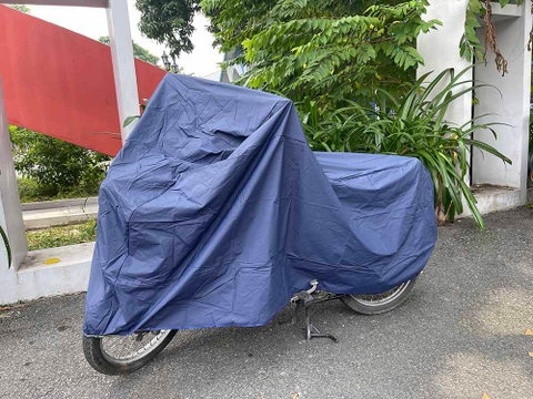 Bạt phủ xe máy vải dù bền chắc, bảo vệ xế yêu khỏi nắng mưa