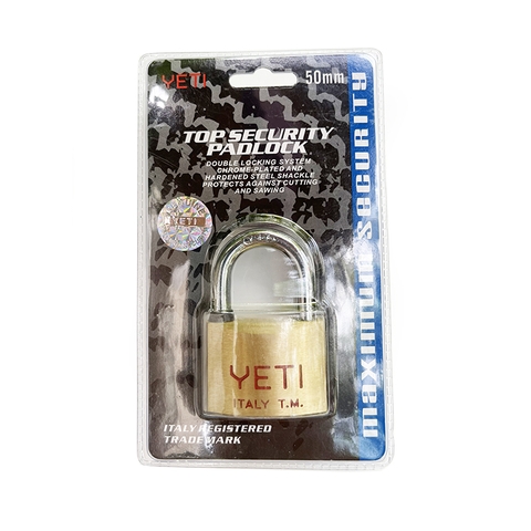 Ổ khoá bấm Yeti 50mm chìa lỗ