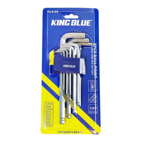 Bộ Lục Giác Đầu Bi King Blue KL5-09 – Bền Bỉ, Chính Xác, Dễ Sử Dụng