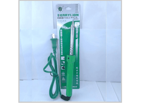 031401060 - Mỏ hàn nhọn cán nhựa xanh Berrylion 60W (Hộp 20 cây)