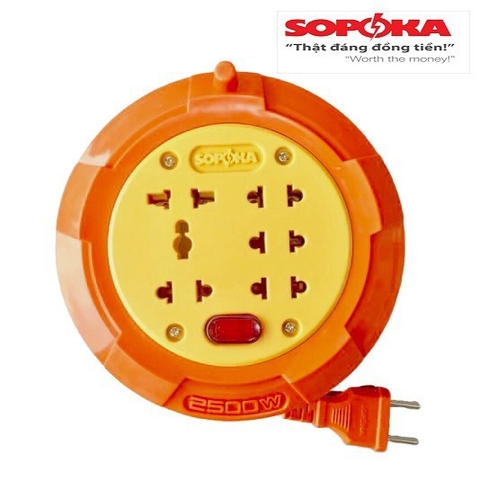 SPK-R45 - Ổ cắm quay 2500W Sopoka dây 4m5