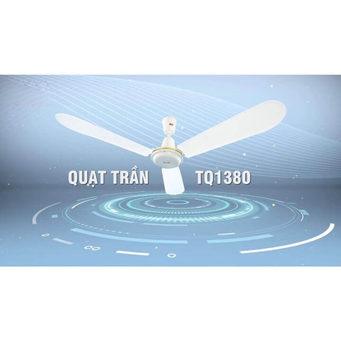 TQ1380-HS _ Quạt trần 3 cánh sắt 1 mét 4 Thuận Phong - điều khiển hộp số
