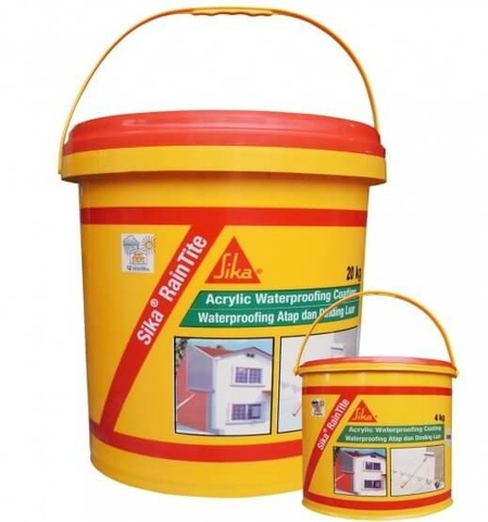 Sika raintite chống thấm tường nhà gốc Acrylic (Thùng 20 kg)