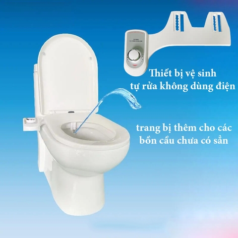 Thiết bị vệ sinh Clova HB-600 - Thiết bị vệ sinh thông minh, không dùng điện