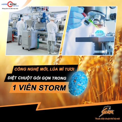Thuốc diệt chuột Storm 0.005% (Bịch 1kg)