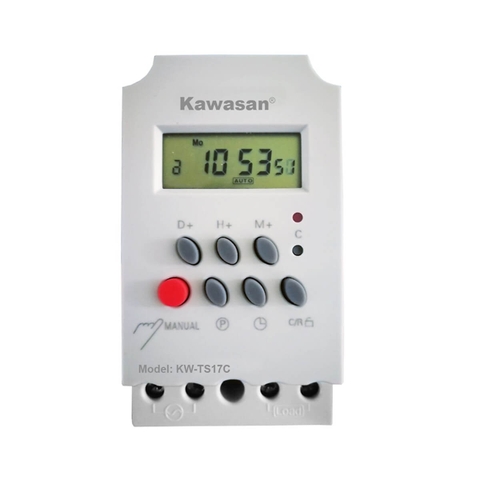 KW-TS17C - Công tắc hẹn giờ kỹ thuật số Kawasan