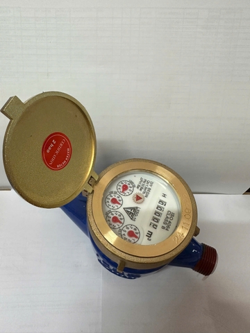 DN15- Đồng hồ nước truyền động từ tính 21mm Trung Đức - Không Kiểm Định