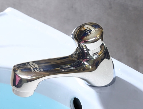 Vòi lavabo tự động ngắt Wufeng WF121 tay nhấn