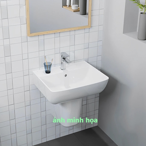 Vòi lavabo nóng lạnh inox cao cấp
