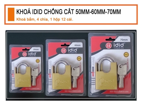 Khóa bấm IDID chống cắt