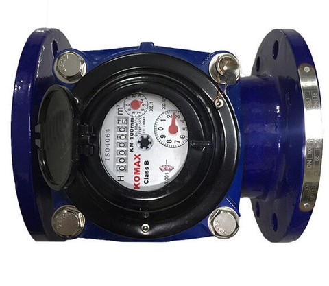 DN125 - Đồng hồ nước Komax thân gang DN125 mặt bích -  Có hiệu chuẩn
