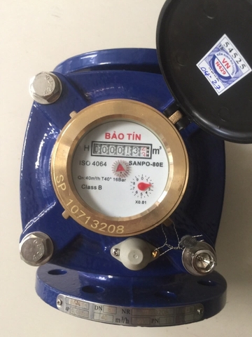Đồng hồ từ nước sạch DN50-DN200 nối bích SANPO - Có Kiểm Định/Hiệu chuẩn