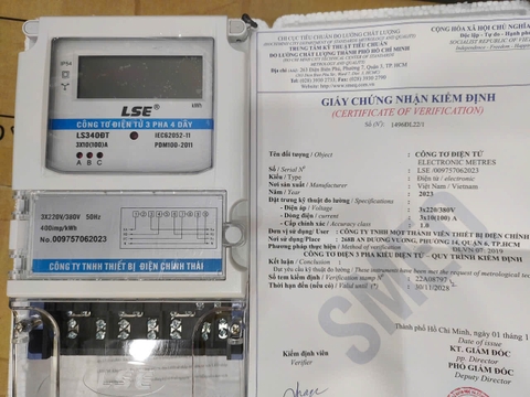Đồng hồ điện tử 3 pha 100A LSE