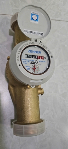 Đồng hồ nước sạch Zenner 60mm - Có Kiểm Định/ Hiệu Chuẩn