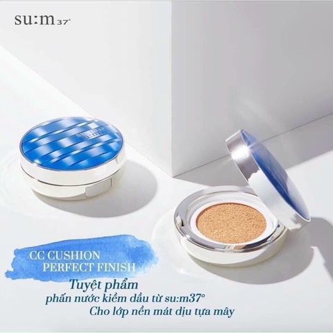 Phấn Nước Cho Da Dầu Nhờn Su:m37 Water-full CC Cushion Perfect Finish