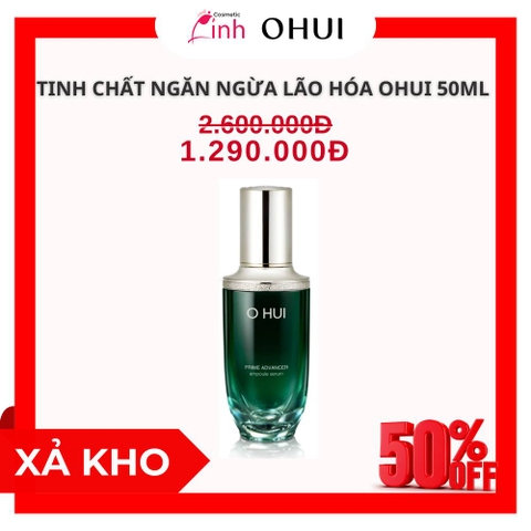 Tinh Chất Chống Lão Hóa Ngừa Nếp Nhăn Ohui Prime Advancer Ampoule Serum 50ml