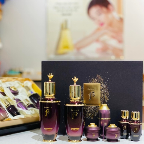 Bộ Hoa Hồng Sữa Dưỡng Hoàn Lưu Cao Whoo Hwanyu Trẻ Hoá Da 10 năm tuổi