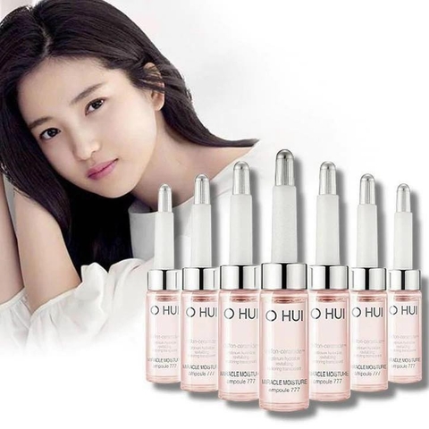 Set tinh chất ohui hồng 777 Ohui Miracle Moisture Ampoule 777