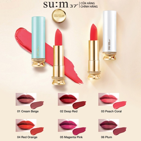 Son Lì Su:m37 LosecSumma Elixir Golden Lipstick ( Deep Red)