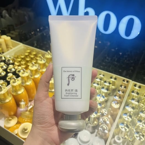 Sữa Rửa Mặt Trắng Da Whoo Gongjinhyang Seol Cleansing Foam 180ml Tách Set
