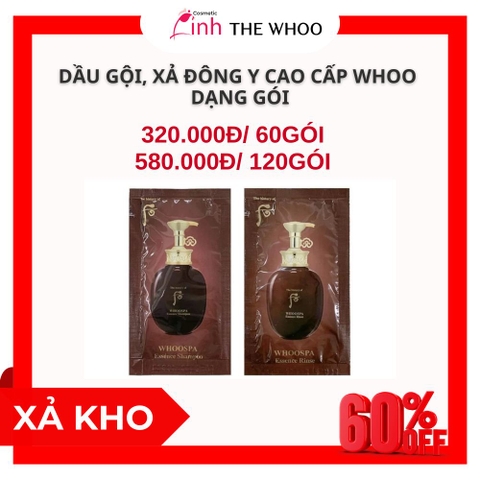 Dầu gội - Xả Whoo Thảo Dược Spa Essence Shampoo Dạng Gói