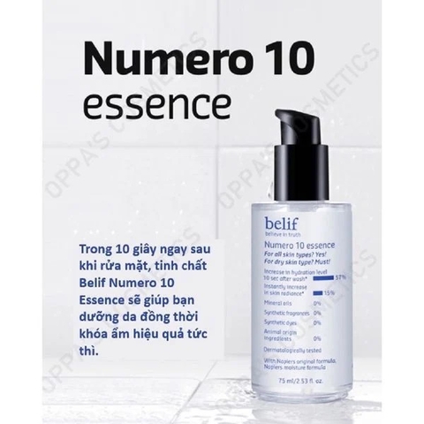 Tinh Chất Khóa Ẩm Belif Numero 10 Essence 75ml