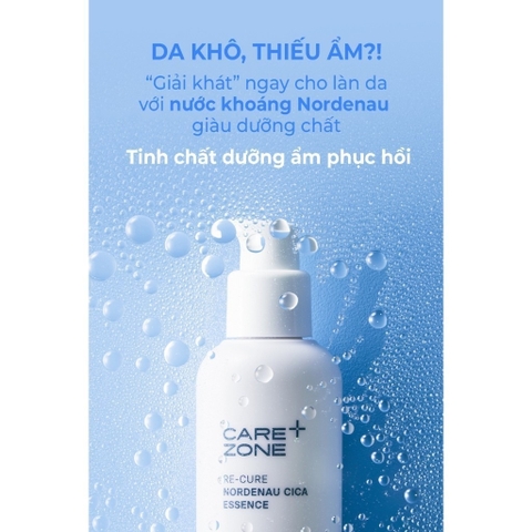 Tinh Chất Dưỡng Ẩm Phục Hồi CAREZONE Re-cure Nordenau Cica Essence 145ml