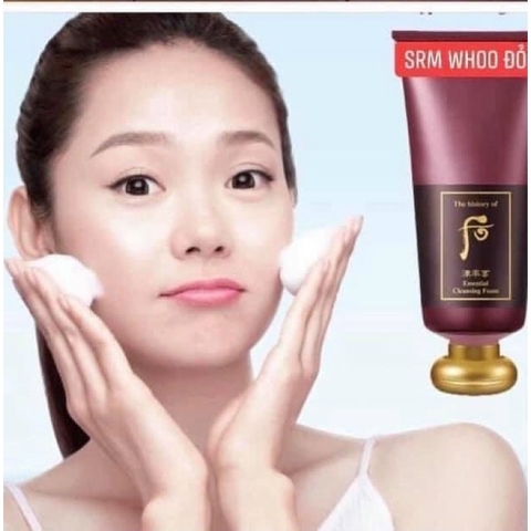 Sữa rửa mặt whoo đỏ Whoo Jinyulhyang Essential Cleansing foam