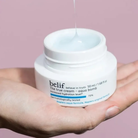 Kem Dưỡng Cấp Ẩm Tức Thì Dạng Gel Belif The True Cream Aqua Bomb 50ml