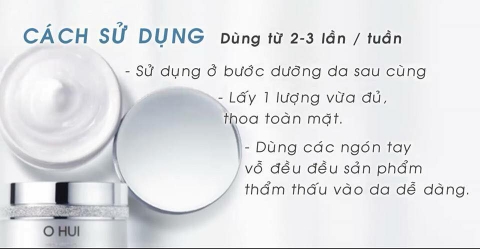 Mặt nạ ngủ trắng da Ohui Extreme White Sleeping Mask