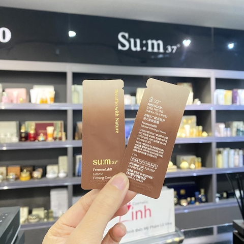 Gói Kem Mặt Nâng Cơ Chống Lão Hóa Su:m37 Fermentalift Firm Cream 1ml