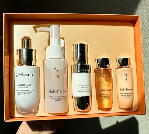 Set Tinh Chất Dưỡng Chuyên Sâu Làm Mờ Các Đốm Nâu Sulwhasoo Concentrated Ginseng Brightening Spot Ampoule Set