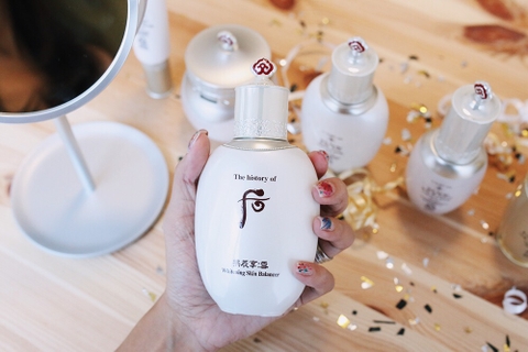 Nước hoa hồng whoo trắng trị nám Whitening Balancer