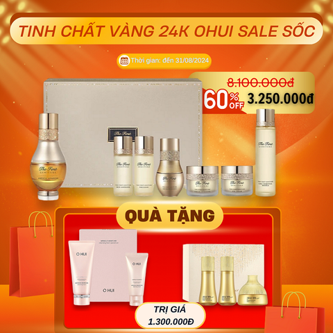 Bộ Tinh Chất Vàng Ohui The First Geniture Ampoule Advanced 40ml Special Set