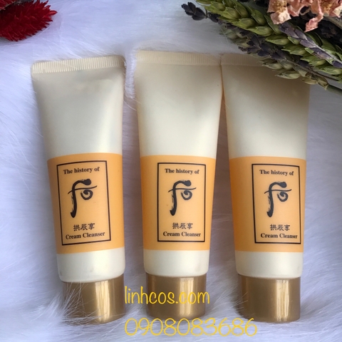 Kem tẩy trang Whoo vàng 40ml Whoo Cream cleanser